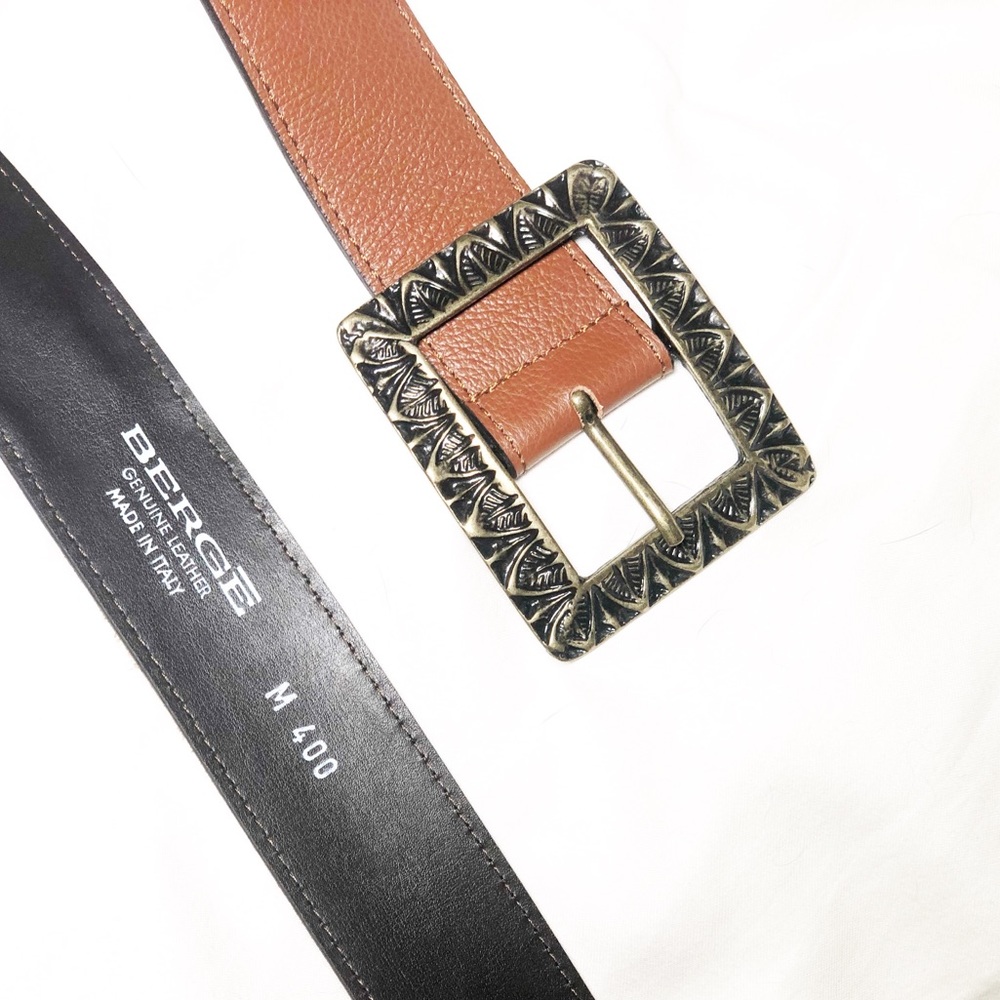 Berge Italian leather belt